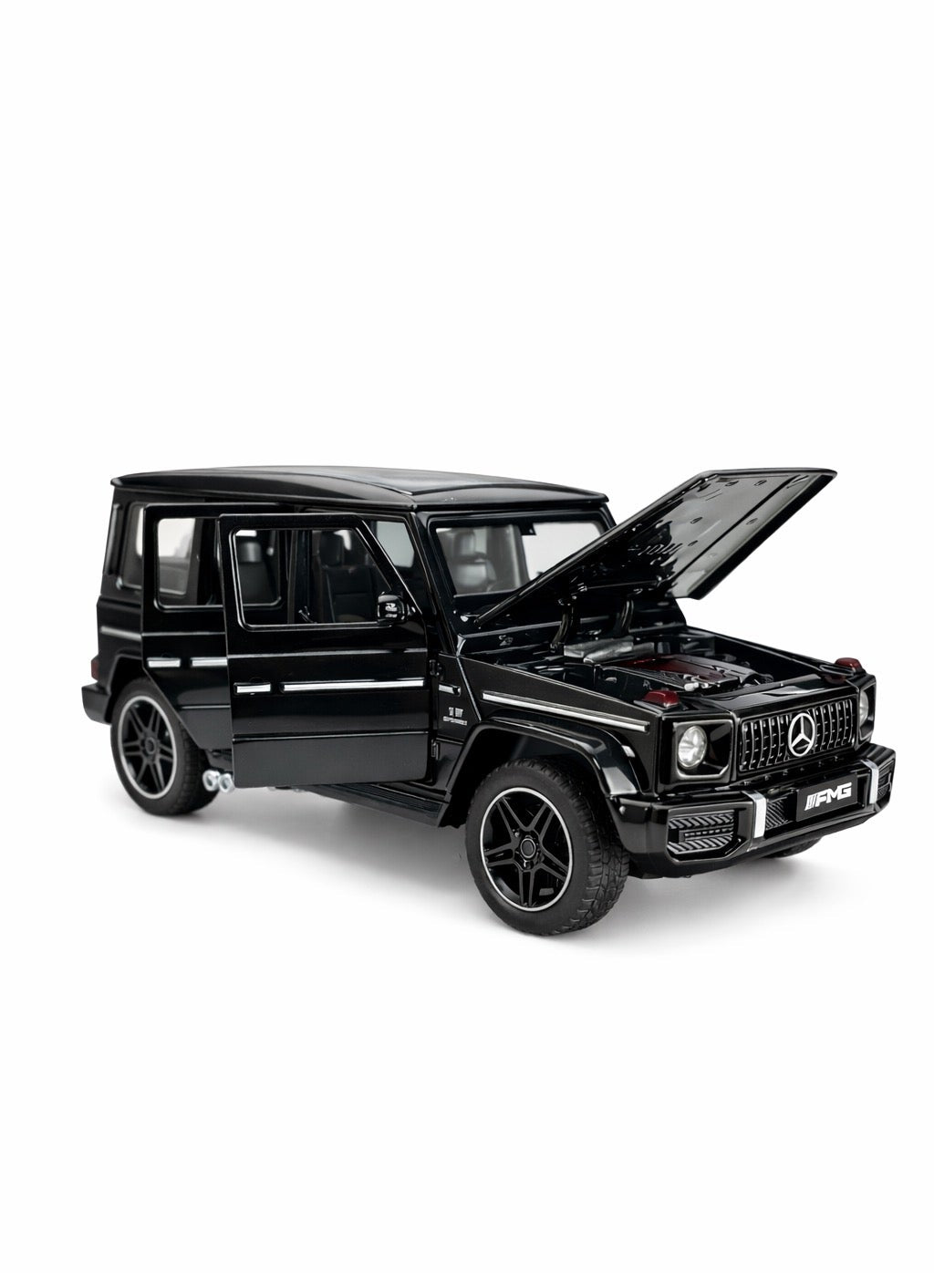 Mercedes-Benz AMG G63 G CLASS Concept – Premium Black Model SUV with Opening Doors, Perfect for Gifts, Office Desk Decoration, Kids’ Rooms, and Collectors