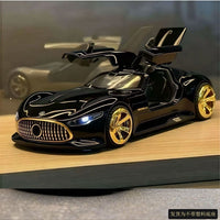 Mercedes-Benz AMG Vision GT Concept – Premium Black Diecast Model Car with Opening Gullwing Doors, Perfect for Gifts, Office Desk Decoration, Kids’ Rooms, and Collectors