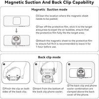 Phone Cooler RedMagic 5 – 30W Magnetic Gaming Fan with Clip & Semiconductor Heatsink | Magnetic Mobile Cooler for Android, iPhone, iPad & Tablets – Ideal for Mobile Gaming & Live Streaming