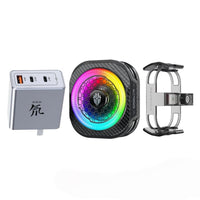 Phone Cooler RedMagic 8 Pro Magnetic Phone/Tablet Cooler – 36W Ultra-Cooling Gaming Fan with 65W DAO Charger, Graphene Heatsink, Magnetic Mount & Clip – Powerful Cooling Fan for Smartphones, Tablets, iPad & Steam Deck (Perfect for PUBG Mobile, COD & More)