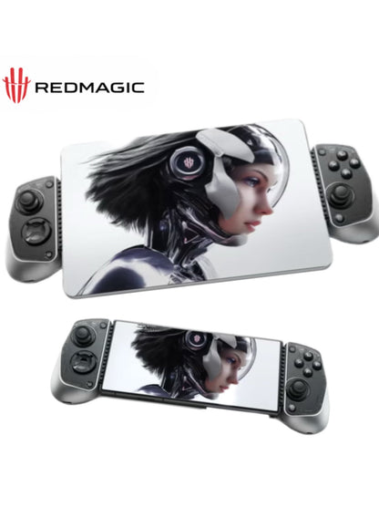 Shadow Blade Gamepad 3 by RedMagic– Anti-Slip Comfort Grip, RGB Lighting, 6-Axis Gyroscope, Linear Motor, 2 Programmable Shoulder Buttons, High-Precision Hall Joysticks, Bluetooth 5.3, 840mAh Battery, Multi-Platform Compatibility (Android / iOS / PC), 213