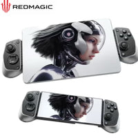 Shadow Blade Gamepad 3 by RedMagic– Anti-Slip Comfort Grip, RGB Lighting, 6-Axis Gyroscope, Linear Motor, 2 Programmable Shoulder Buttons, High-Precision Hall Joysticks, Bluetooth 5.3, 840mAh Battery, Multi-Platform Compatibility (Android / iOS / PC), 213