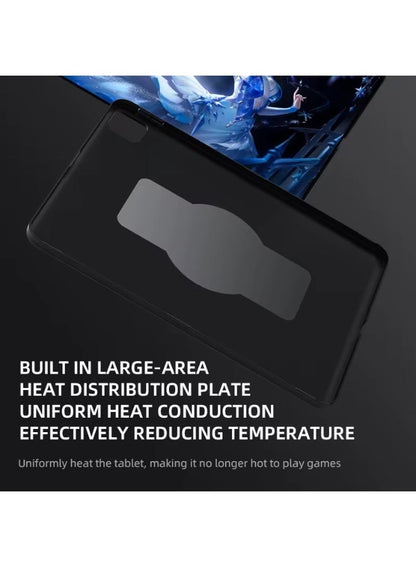 PIVA 2-in-1 Magnetic Gaming Protective Case, Carbon Fiber TPU Cover with Built-I