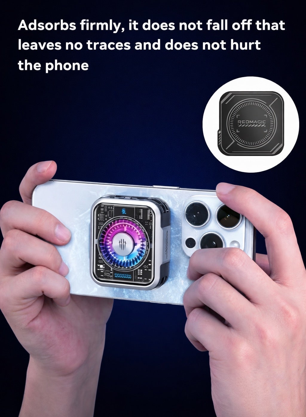 Magnetic Suction Sheet for Cell Phone Cooler by RedMagic, for Phones and Tablets