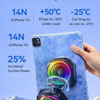 Phone Cooler RedMagic 8 Pro Magnetic Phone/Tablet Cooler – 36 W Ultra-Cooling Gaming Fan with Graphene Heatsink, Magnetic Mount & Clip – Cooling Fan For Smartphones, Tablets, iPad & Steam Deck (Perfect for PUBG Mobile, COD & More)