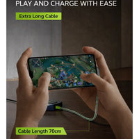 PIVA GS3 Pro 4-in-1 USB-C Audio and Charging Dongle USB Hub Adapter, High Resolution, 60W Fast Charging for Gaming and Live Streaming, for RedMagic, iPad, iPhone 15/16/17 Series, Android and Tablets (Perfect for PUBG Mobile and COD)