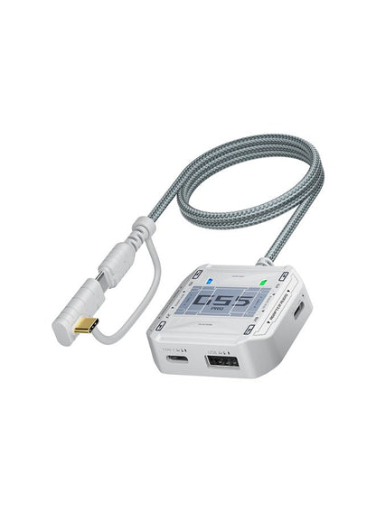 Plextone GS5 Pro Gaming Dongle Adapter & Converter, 5-in-1 USB-C to 3.5mm Audio 