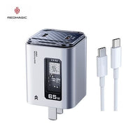 RedMagic mini 65W Fast Charger , 2-Port Compact Design, Foldable Pins, NeoCharger 3.0, For Redmagic Nova, iPad, Tablets, iPhone, Macbook, Laptops - Includes Cable - (US Version)