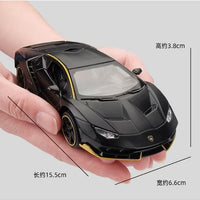Lamborghini Centenario LP770-4 Concept – Premium Black and Gold Diecast Model Car with Opening Gullwing Doors, Perfect for Gifts, Office Desk Decoration, Kids’ Rooms, and Collectors