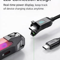 PIVA X41 4-in-1 USB-C Gaming Hub & Docking Station with DAC Sound Card, 60W PD Fast Charging, 3.5mm Audio Jack, USB Data Port, RGB Lighting – Compatible with iPhone, iPad, Android, RedMagic & Laptops