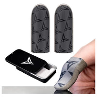 Flydigi Original P1 Silver Cloth Gaming Finger Sleeves, Ultra-Thin 0.3mm, Superconductive FlySilver Fabric, Zero-Lag Touch, Breathable & Sweat-Resistant – Compatible with iPhone, iPad, RedMagic, Samsung – PUBG, COD & FPS Gaming (1 pair - 2 PCS)