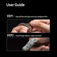 DigiFlydigi Original P1 Lite Gaming Finger Sleeves – Ultra-Thin 0.3mm FlySilver Superconductive Cloth, 40D Nylon, High Durability, Anti-Sweat & Anti-Slip, Ultra-Sensitive Touch – Compatible with iPhone, iPad, RedMagic, Samsung – PUBG, COD & FPS Gaming ( 1