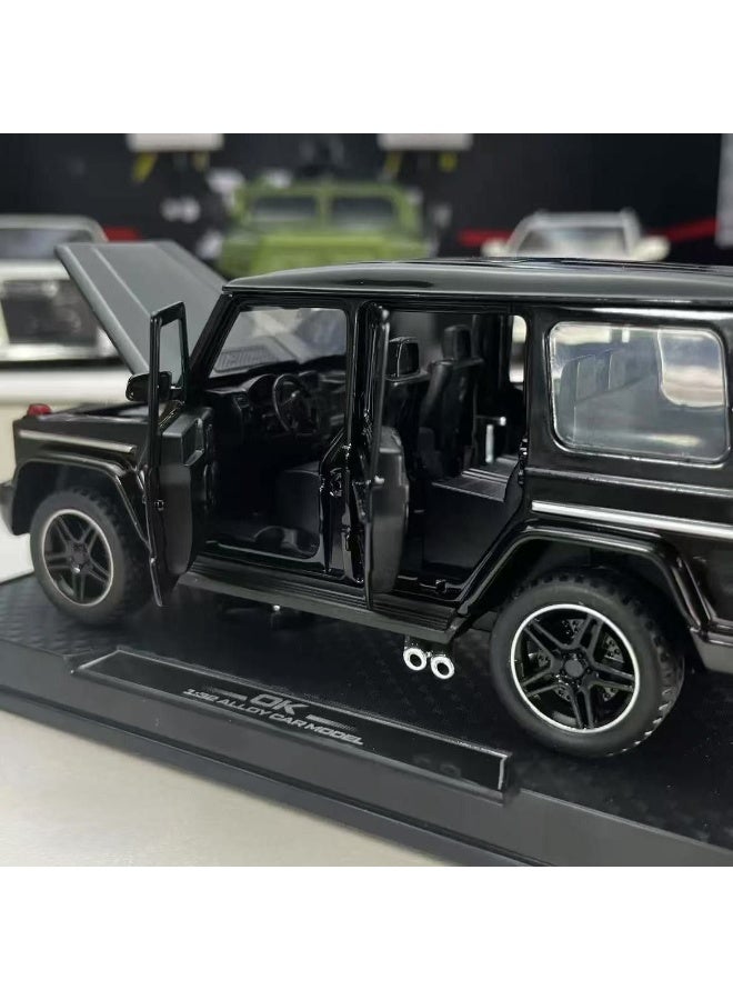 Mercedes-Benz AMG G63 G CLASS Concept – Premium Black Model SUV with Opening Doors, Perfect for Gifts, Office Desk Decoration, Kids’ Rooms, and Collectors