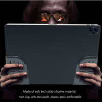 Z25 2pcs Soft Silicone Auxiliary Mobile Game Holder Tablet Grips Handle Gaming Accessories for PUBG iPad Non-slip Anti-mistouch
