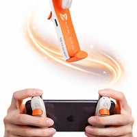 BIGBIG WON Automatic Laser Gaming Mobile Triggers, Super Fast Shooting, 75mAh long-lasting battery,High-Frequency Burst Mode, Alloy Buttons, iPhone/Android Compatible, PUBG Battlefield Accessory - 1 piece only