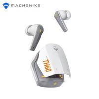 Machenike TH60 Gaming Earbuds TWS Earphones Bluetooth 5.4 – Ultra Low Latency No Delay Wireless Gaming AirPods, Dual Sound Modes (Gaming & Music), ENC Microphone, Immersive Stereo Sound, IPX5 Water Resistant, Long Battery Life with Charging Case, USB-C Fa