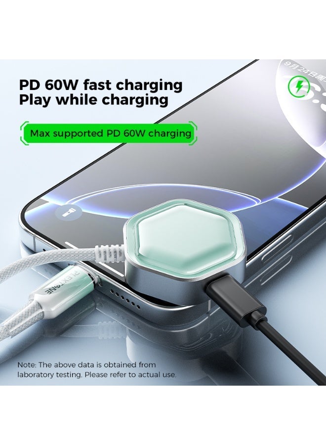 Plextone GS1 Pro Gaming Adapter & Converter Dongle, 2-in-1 USB-C to 3.5mm AUX Au