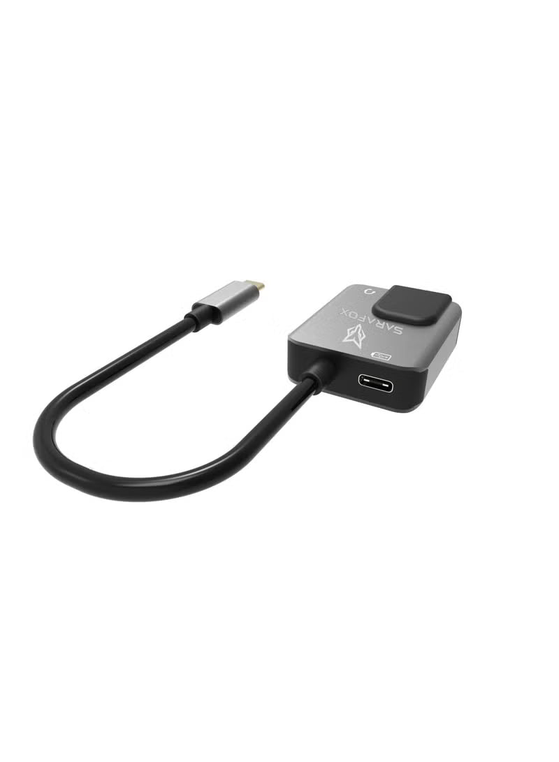 Sarafox 3-in-1 Gaming Adapter & Converter Dongle, Type-C USB Hub with 3.5mm Audio, RJ45 Ethernet 1000Mbps Network Adapter, PD 3.0 Fast Charging, Low Latency Gaming Adapter for PUBG – Compatible with Razer, Xiaomi, RedMagic, iPad, iPhone, Samsung, Android