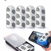 RedMagic 4 Gaming Finger Sleeves, Sweatproof Gaming Gloves Fingertip Silvercloth – Pro Finger Sleeves for Mobile/iPad Gaming ( 2 Pair - 4 pcs)