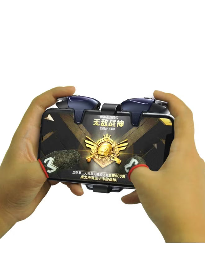 MEMO FS01 Gaming Finger Sleeves – Anti-Sweat, High Sensitivity Touch Screen Fingertips, Anti-Slip & Breathable for Smooth Mobile Gaming Control – Compatible with iPhone, iPad, RedMagic, Samsung – Ideal for PUBG, COD & FPS Gaming (1 Pair - 2 PCS)