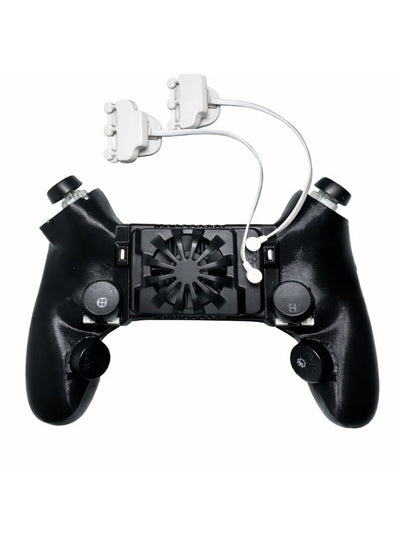 Mobile Piano 6-Finger Automatic Gaming Triggers with Integrated Cooler – Laser Precision Controller, Ultra-Fast Response, No Screen Blocking, Compatible with iPhone, RedMagic, Samsung & All Smartphones, Ideal for PUBG Mobile & Other Games