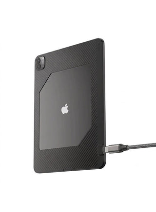 PIVA Gaming 2-in-1 iPad Protective Case with FPC Tail Plug, PD 100W Fast Charging, 10Gbps Data Transfer, 4K 60Hz Video Output, Carbon Fiber TPU Cover, Magnetic Cooler Compatible for ( iPad Pro 11-inch 2018->2022) ( M1/M2 )