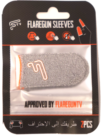 8 Finger Sleeves SUPER COMBO (4 Dry-Grey 4 Silver-Black)