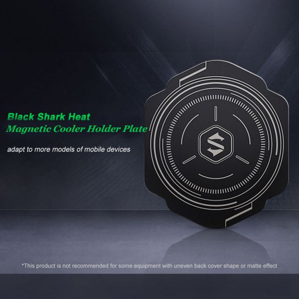 Black Shark Magnetic Sticker for mobile and Ipad Coolers
