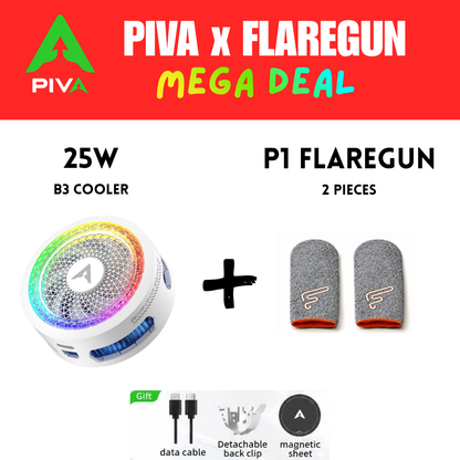 PIVA B3 25W COOLER + 2x P1 FLAREGUN SLEEVES