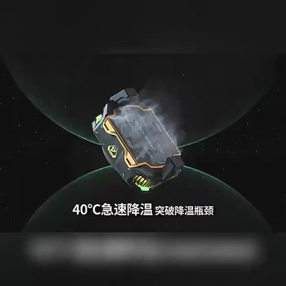 مبرد الهاتف بلاك شارك Black Shark 4 Pro بقوة ٢٧ واط – مروحة تبريد ذكية مع أوضاع تبريد وتحكم عبر التطبيق وإضاءة RGB – مثالي للألعاب، البث المباشر، والقيادة – متوافق مع هواتف آيفون وأندرويد من ٦٧ إلى ٨٨ ملم – للاستخدام مع الهواتف فقط