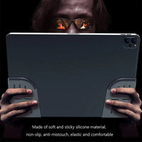 Z25 2pcs Soft Silicone Auxiliary Mobile Game Holder Tablet Grips Handle Gaming