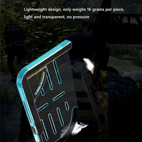 Z25 2pcs Soft Silicone Auxiliary Mobile Game Holder Tablet Grips Handle Gaming