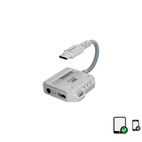 PLEXTONE GS1 2-In-1 Headphone Converter Type-C Interface Supports 60W Fast Charging for Mobile Phone (LEBANON ONLY)