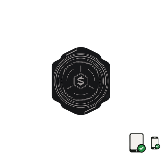 Black Shark Magnetic Sticker for mobile and Ipad Coolers (LEBANON ONLY)