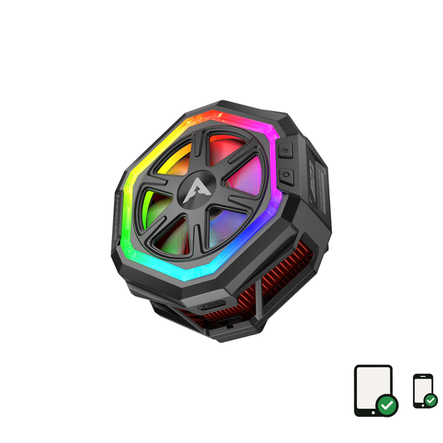 بيفا B21 مروحة تبريد مغناطيسية للهاتف مع تحكم ذكي بدرجة الحرارة