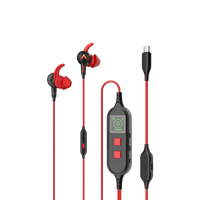 The PIVA S6PRO Gaming Earphones Type c Usb-c Gaming Headset Headphones Earphones Earbuds Earpiece with Microphone Comfortable Creative (LEBANON ONLY)