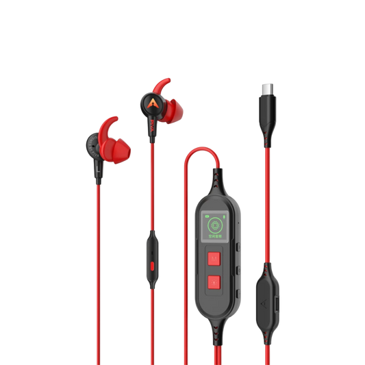 The PIVA S6PRO Gaming Earphones Type c Usb-c Gaming Headset Headphones Earphones Earbuds Earpiece with Microphone Comfortable Creative (LEBANON ONLY)