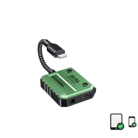 PLEXTONE GS1, 30W Fast Charging Adapter, Audio Adapter for iPhone, Aux 3.5mm Audio Converter for iPhone 12/13/14 (LEBANON ONLY)