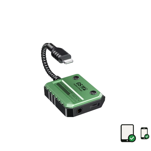 PLEXTONE GS1, 30W Fast Charging Adapter, Audio Adapter for iPhone, Aux 3.5mm Audio Converter for iPhone 12/13/14 (LEBANON ONLY)