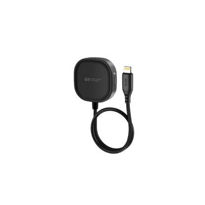 Piva G2L Pro iPhone Dual Port Splitter 3.5mm Lightning Converter MFI Certified Chipset by Apple with Long Wire