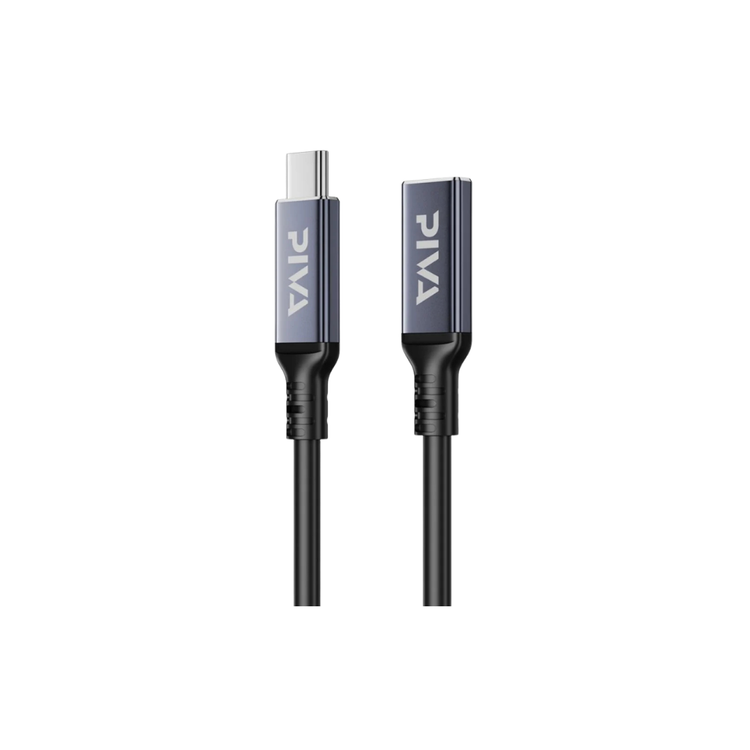 PIVA DC-01 240W USB-C to USB-C Fast Charging Cable with Real-Time Digital Display – High-Flex Silicone, PD 3.1 Support