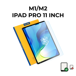بيفا زجاج مقسى للألعاب 0.33mm لـ iPad Pro 11 بوصة (M1/M2) – صلابة 9H، وضوح HD، واقي شاشة مضاد للبصمات - نماذج 2021-2022