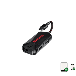 GS1 3-in-1 Mobile Gaming Sound Card USB-C to 3.5mm Headphone Jack Adapter Type C PD QC 60W Fast Charge Adapter Hi-Res Sound Card